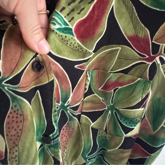 Vintage Hilo Hattie Hawaiian Print Romper 100% Cotton L - Picture 8 of 13